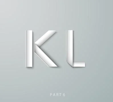 Vector Paper Graphic Alphabet Stock Illustration