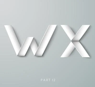 Vector Paper Graphic Alphabet Stock Illustration