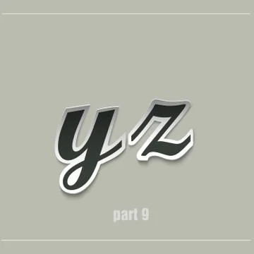 Vector Paper Graphic Alphabet Stock Illustration