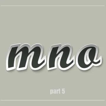 Vector Paper Graphic Alphabet Stock Illustration