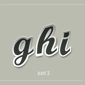 Vector Paper Graphic Alphabet Stock Illustration