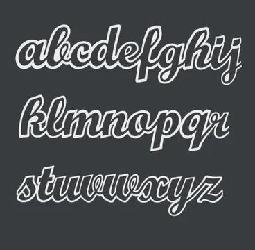 Vector Paper Graphic Alphabet Stock Illustration