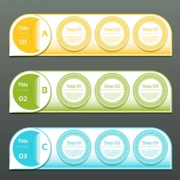 Vector Paper Progress Background. eps 10 Stock Illustration