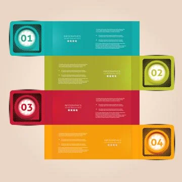 Vector Paper Progress background / product choice or version. Stock Illustration