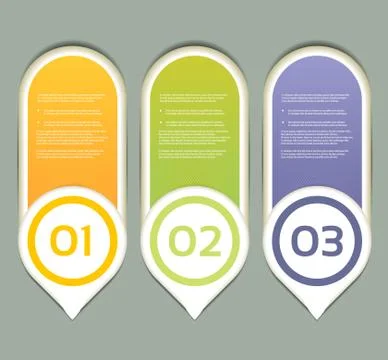 Vector Paper Progress Background / Product Choice or Version. eps 10 Stock Illustration