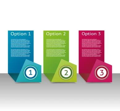 Vector Paper Progress Background / Product Choice or Version Stock Illustration