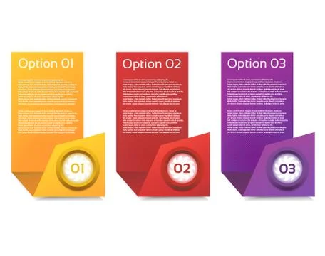 Vector Paper Progress background / product choice or version Stock Illustration