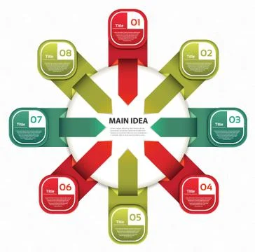 Vector Paper Progress Background / Product Choice or Version, eps 10 Stock Illustration