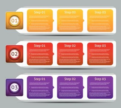 Vector Paper Progress background / product choice or version Stock Illustration