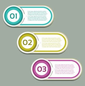 Vector Paper Progress Background / Product Choice or Version. eps 10 Stock Illustration