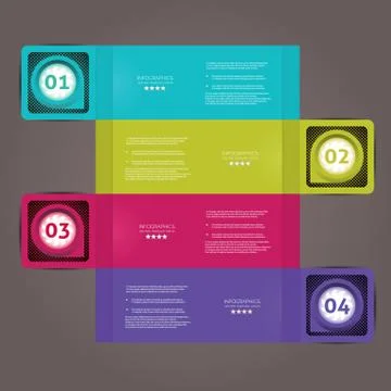 Vector Paper Progress background / product choice or version. Stock Illustration