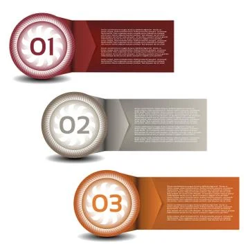 Vector Paper Progress background / product choice or version. Stock Illustration