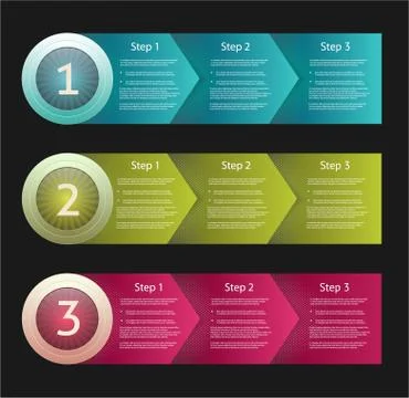 Vector paper progress. Stock Illustration