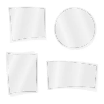 Vector paper set Stock Illustration