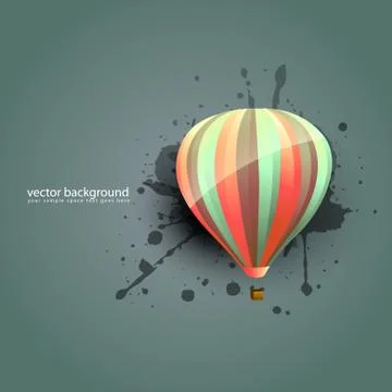 Vector parachute 스톡 일러스트