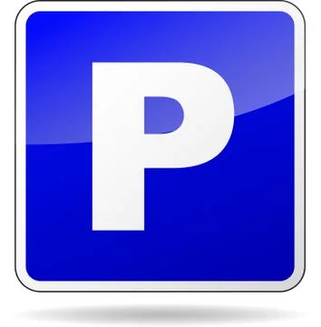 Vector parking sign Stock Illustration