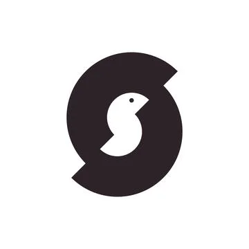 Vector parrot in shifted shape style. Digital art Stock Illustration