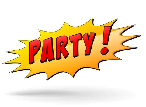 Vector party star Stock Illustration