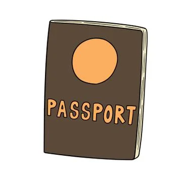 Vector of passport Stock Illustration