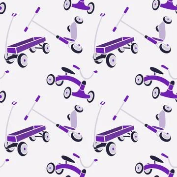 Vector Pattern 50s. Backdrop 1950s retro style Stock Illustration