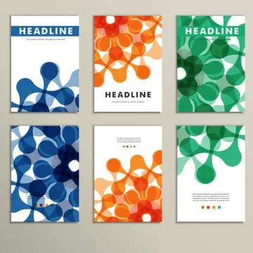 Vector pattern with abstract figures for design Stock Illustration