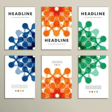 Vector pattern with abstract figures for design Stock Illustration