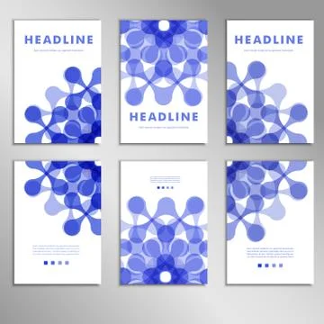 Vector pattern with abstract figures for design Stock Illustration