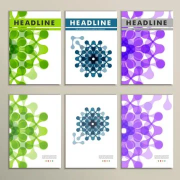 Vector pattern with abstract figures for design Stock Illustration