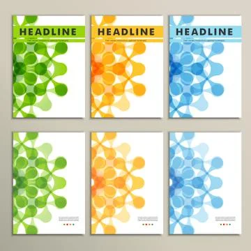 Vector pattern with abstract figures for design Stock Illustration