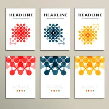 Vector pattern with abstract figures for design Stock Illustration