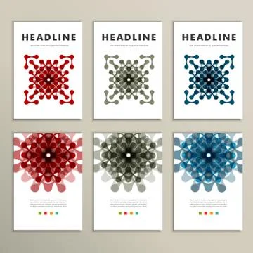 Vector pattern with abstract figures for design 스톡 일러스트