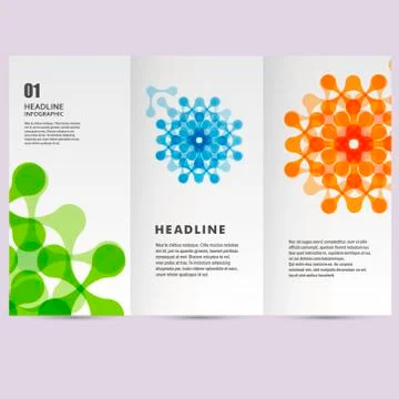 Vector pattern with abstract figures Stock Illustration