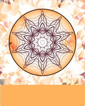 Vector pattern and copyspace. Hand drawn abstract background. Decorative r... Stock Photos