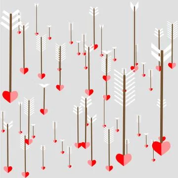 Vector pattern with arrows Stock Illustration