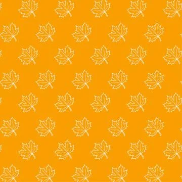 Vector pattern with autumn leafes, floral background, autmn fall. Illustrazione stock