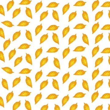 Vector pattern with autumn leafes, floral background, autmn fall. Illustrazione stock