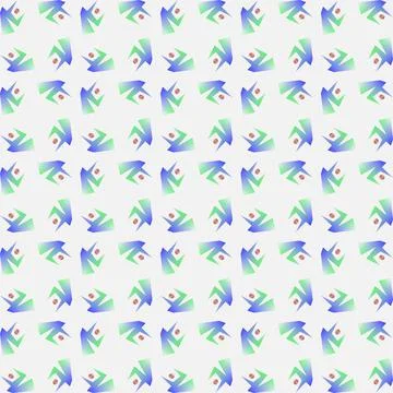 Vector Pattern Background with Geometric Shapes Stock Illustration