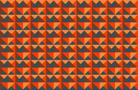 Vector pattern background. Mosaic decor clean geometric design Stock Illustration