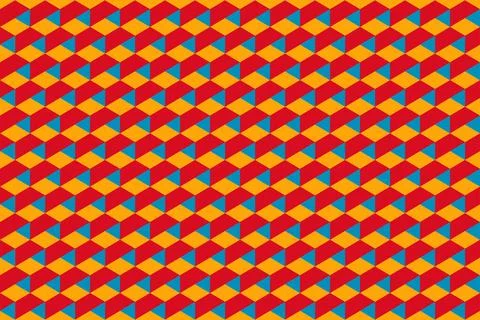 Vector pattern background. Mosaic decor clean geometric design Illustrazione stock