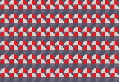 Vector pattern background. Mosaic decor clean geometric design. Stock Illustration