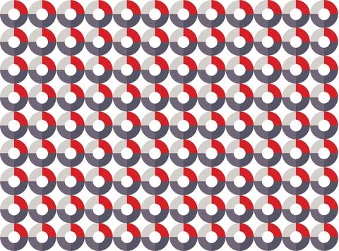 Vector pattern background. Mosaic decor clean geometric 스톡 일러스트