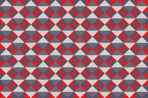 Vector pattern background. Mosaic decor clean geometric design. Stock Illustration