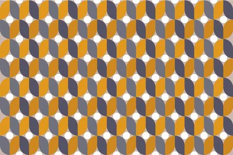 Vector pattern background. Mosaic decor clean geometric design Stock Illustration