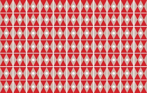 Vector pattern background. Mosaic decor clean geometric design Illustrazione stock