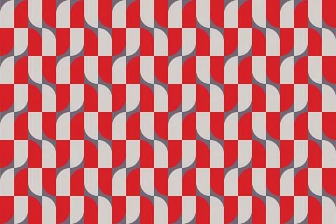 Vector pattern background. Mosaic decor clean geometric design Stock Illustration