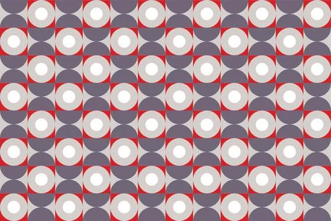 Vector pattern background. Mosaic decor clean geometric design Stock Illustration