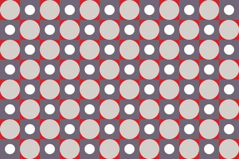 Vector pattern background. Mosaic decor clean geometric design Stock Illustration