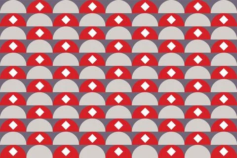 Vector pattern background. Mosaic decor clean geometric design Stock Illustration