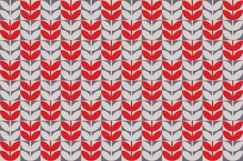 Vector pattern background. Mosaic decor clean geometric design Stock Illustration