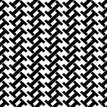 Vector pattern in black and white Stock Illustration